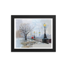 Load image into Gallery viewer, London in Winter Framed art print