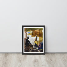 Load image into Gallery viewer, Vermeer’s new model Framed print