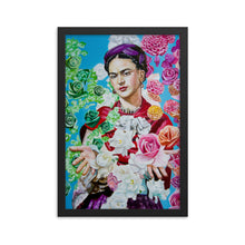 Load image into Gallery viewer, Frida Kahlo painting, framed print