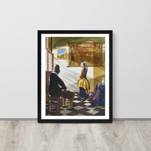 Load image into Gallery viewer, Vermeer’s new model Framed print