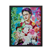 Load image into Gallery viewer, Frida Kahlo painting, framed print