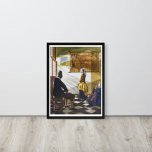 Load image into Gallery viewer, Vermeer’s new model Framed print