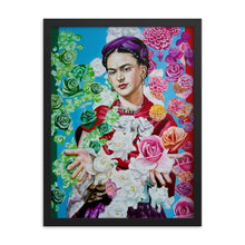 Load image into Gallery viewer, Frida Kahlo painting, framed print
