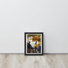 Load image into Gallery viewer, Vermeer’s new model Framed print