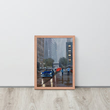 Load image into Gallery viewer, New York rain Framed photo paper print