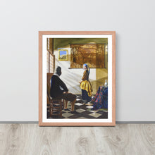 Load image into Gallery viewer, Vermeer’s new model Framed print