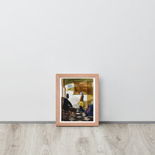 Load image into Gallery viewer, Vermeer’s new model Framed print