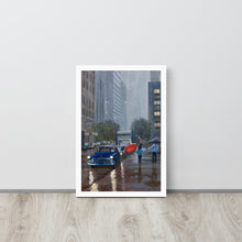 Load image into Gallery viewer, New York rain Framed photo paper print