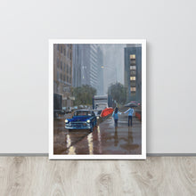 Load image into Gallery viewer, New York rain Framed photo paper print