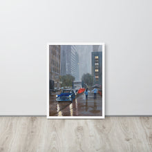 Load image into Gallery viewer, New York rain Framed photo paper print