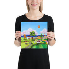 Load image into Gallery viewer, Folk art print nursery decor Photo paper poster