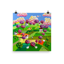 Load image into Gallery viewer, Heart of trees Naive art print