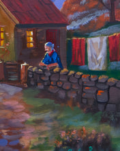 Load image into Gallery viewer, Grandma’s Cottage – Original Nostalgic Landscape Oil Painting
