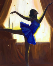 Load image into Gallery viewer, Ballerina Dance Practice – Original Ballet Dancer Oil Painting
