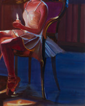 Load image into Gallery viewer, Enlightened Elegance – Original Ballerina Oil Painting
