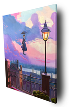 Load image into Gallery viewer, Mary Poppins original painting oil on canvas

