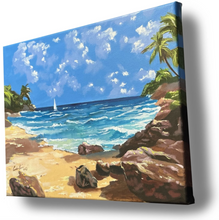 Load image into Gallery viewer, Serenity by the Seashore original painting
