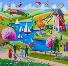 Load image into Gallery viewer, Breezy Day by the Windmill

