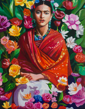 Load image into Gallery viewer, Frida Kahlo Portrait Oil Painting
