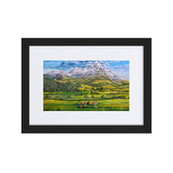 The Sound of Music Framed Print - Maria Serenading Van Trapp Family