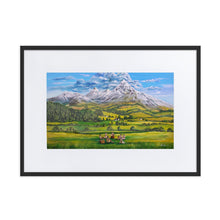Load image into Gallery viewer, The Sound of Music Framed Print - Maria Serenading Van Trapp Family
