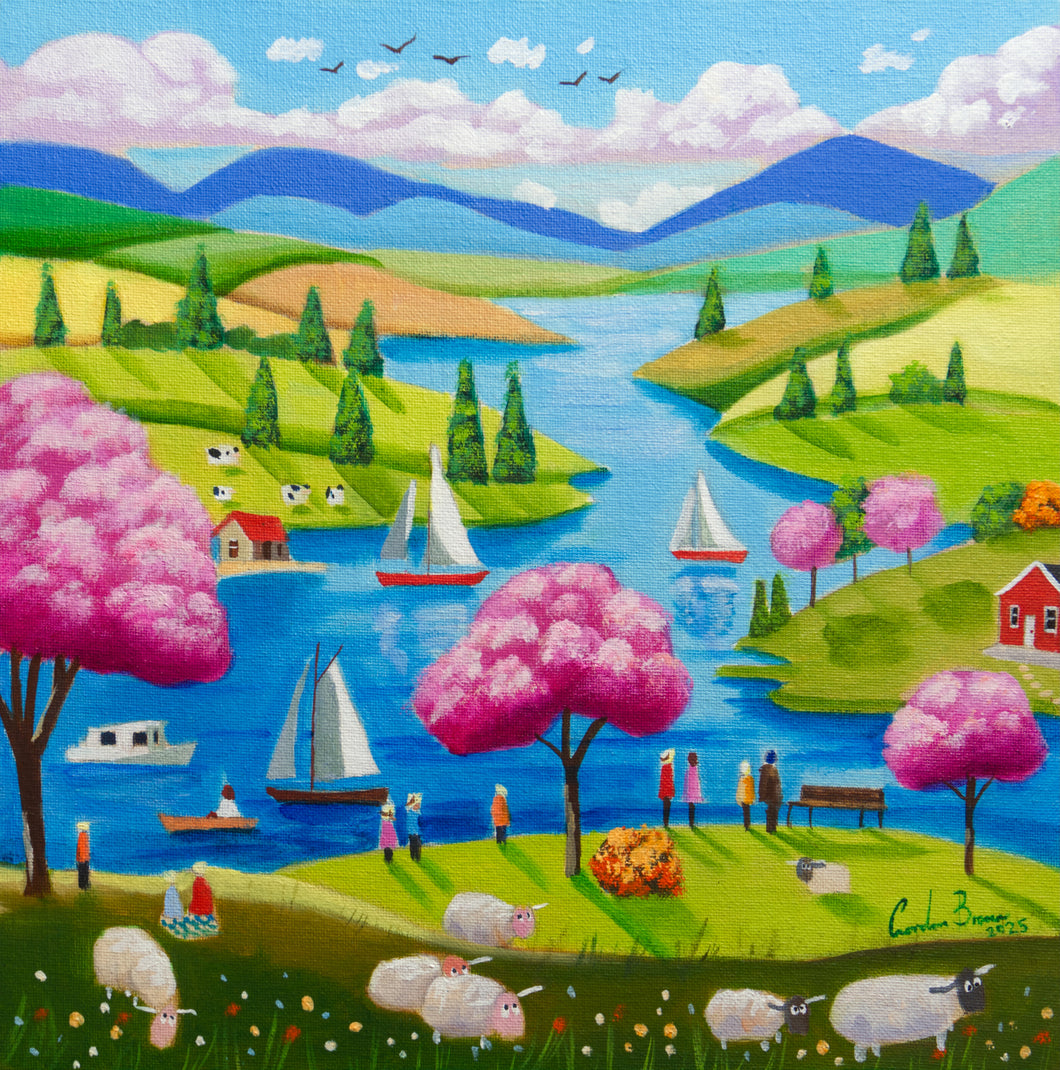 Springtime by the Lake