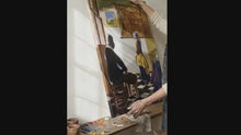 Load and play video in Gallery viewer, Vermeer’s new model original painting
