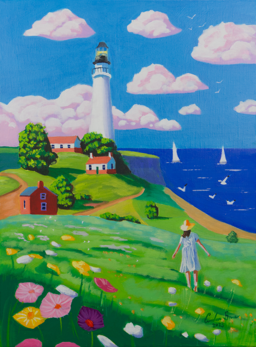 Seaside Serenity, original oil painting