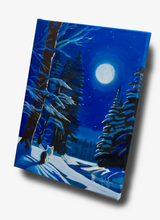 Load image into Gallery viewer, Winter fox original oil painting

