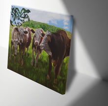 Load image into Gallery viewer, Four cows original painting

