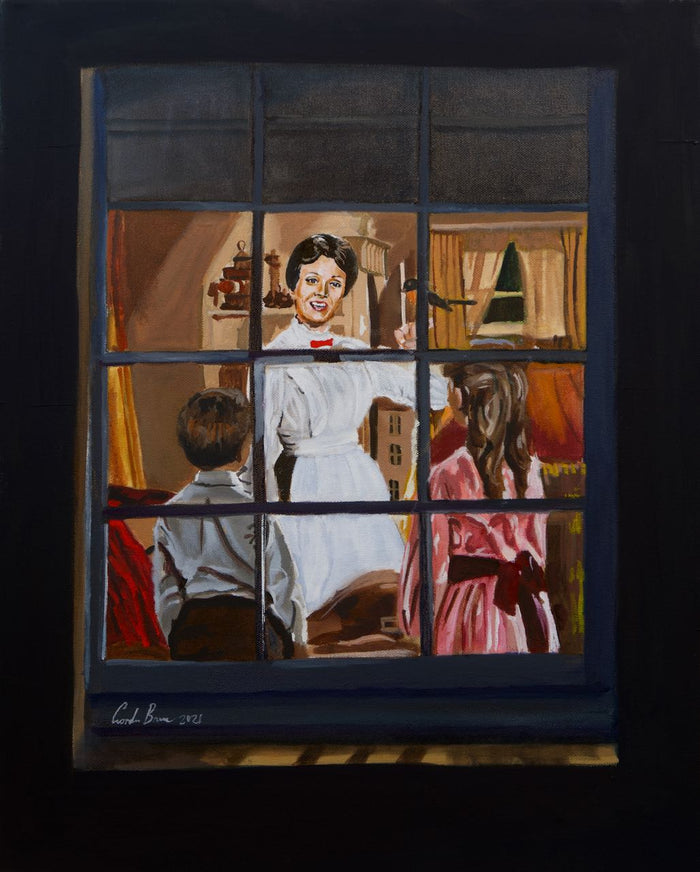 Mary Poppins painting A Spoonful of Sugar