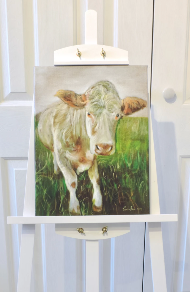 Cow oil on linen canvas (2019) oil painting