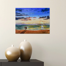 Load image into Gallery viewer, Golden sea (Linen canvas) (2019)
