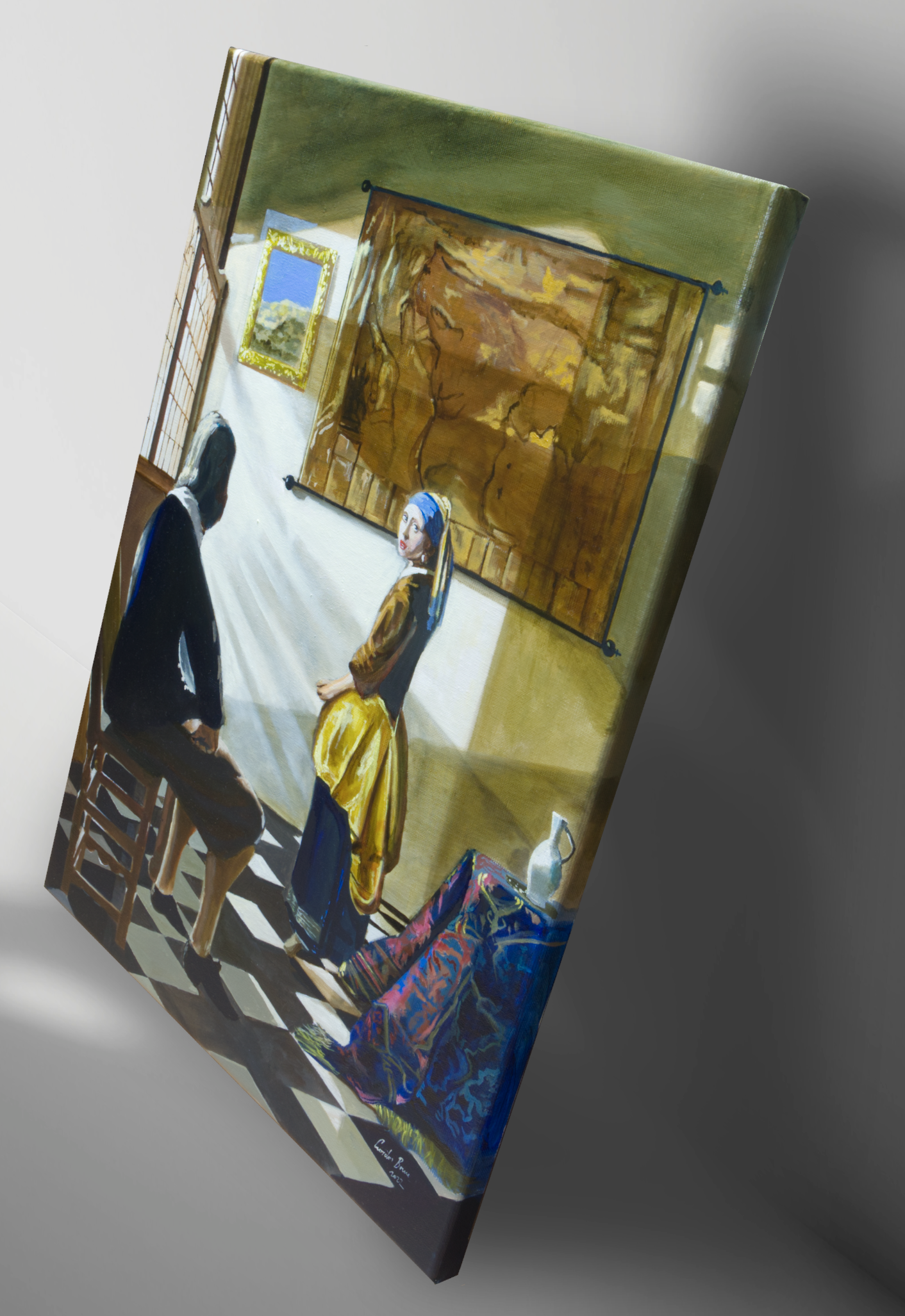 Vermeer’s new model original painting