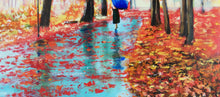 Load image into Gallery viewer, Autumn rain and an umbrella
