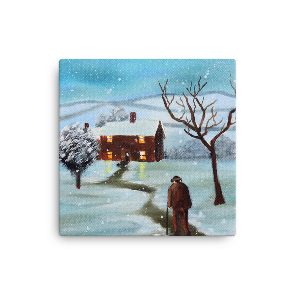 Winter Canvas print taken from painting