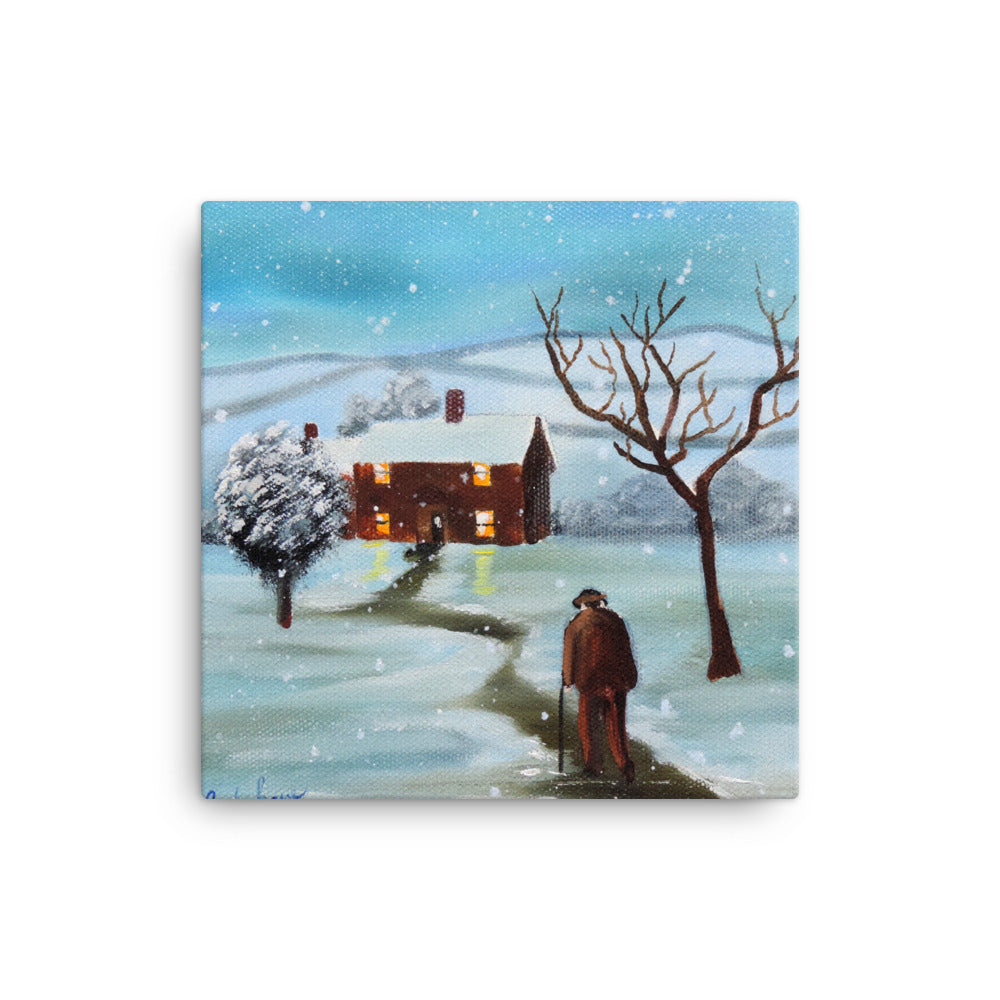 Winter Canvas print taken from painting