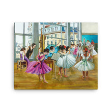 Load image into Gallery viewer, Degas and the Ballerinas canvas print

