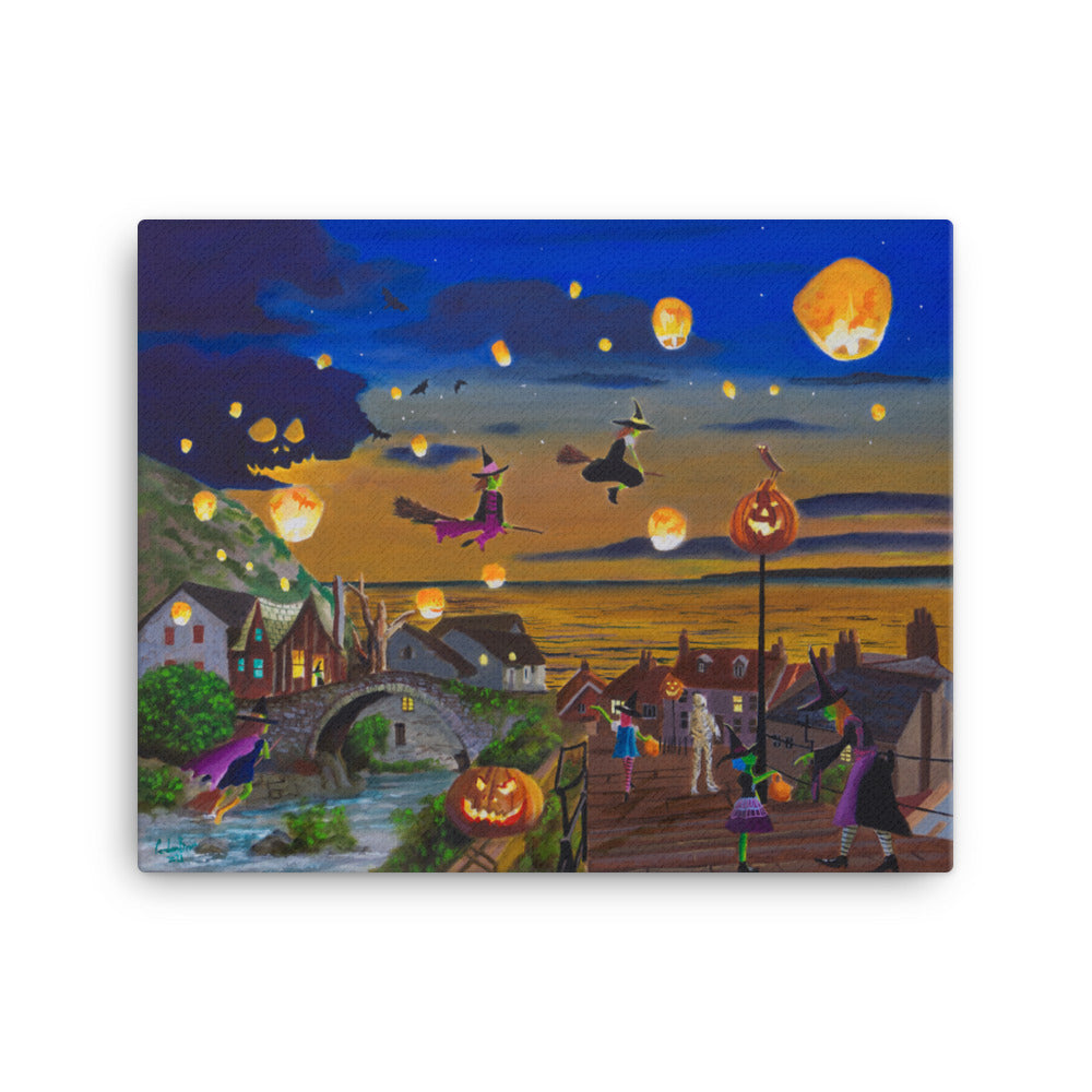 Halloween Town Canvas print