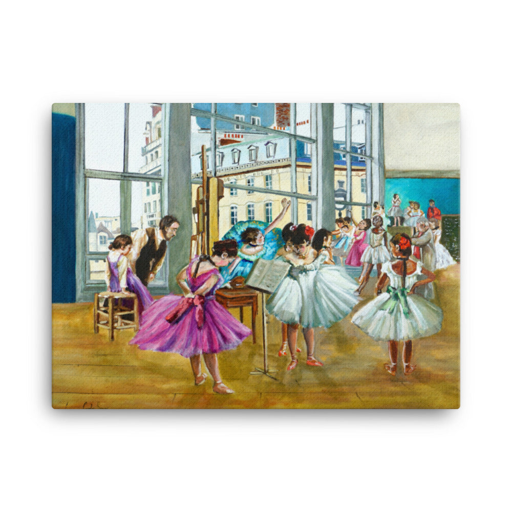 Degas and the Ballerinas canvas print