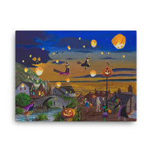 Load image into Gallery viewer, Halloween Town Canvas print
