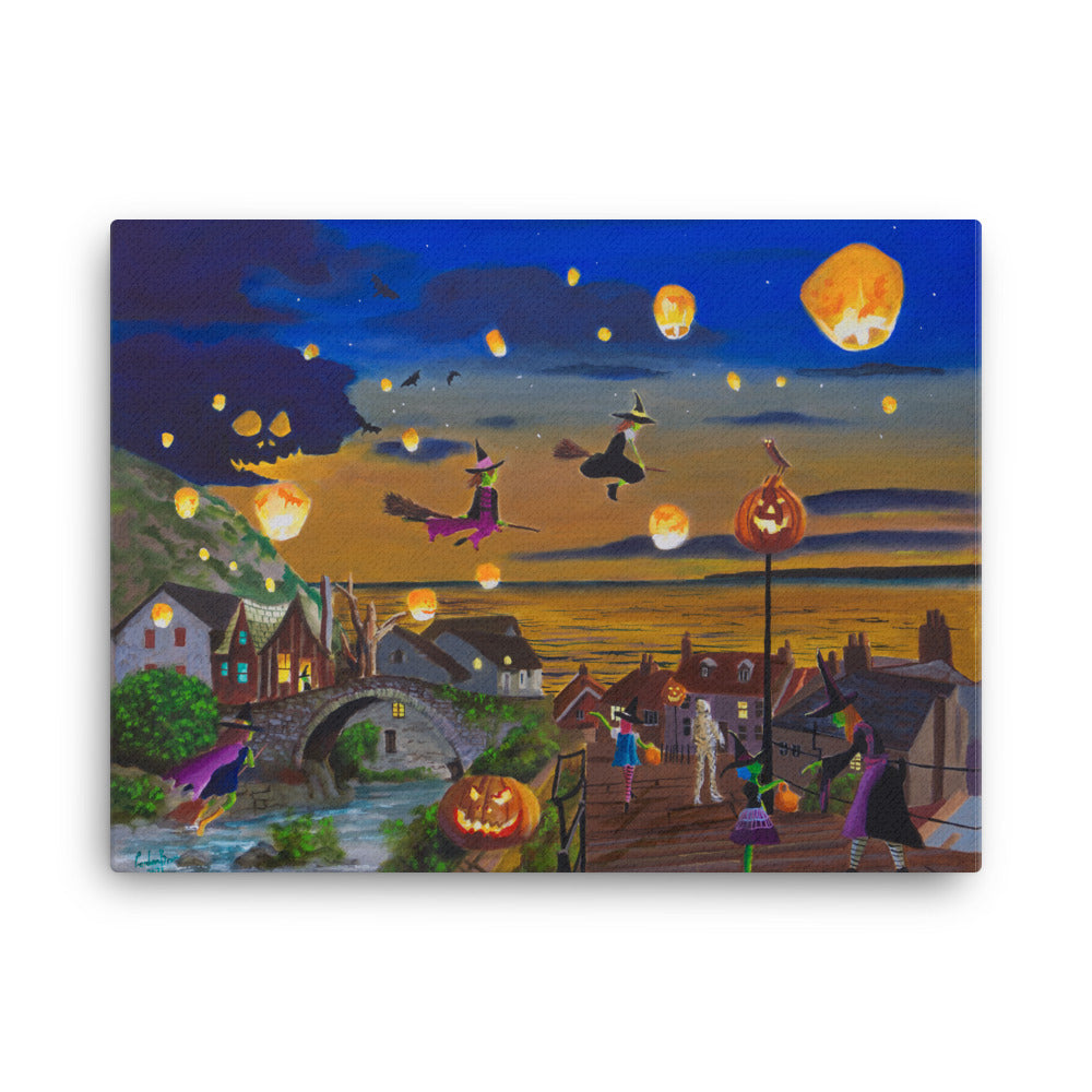 Halloween Town Canvas print