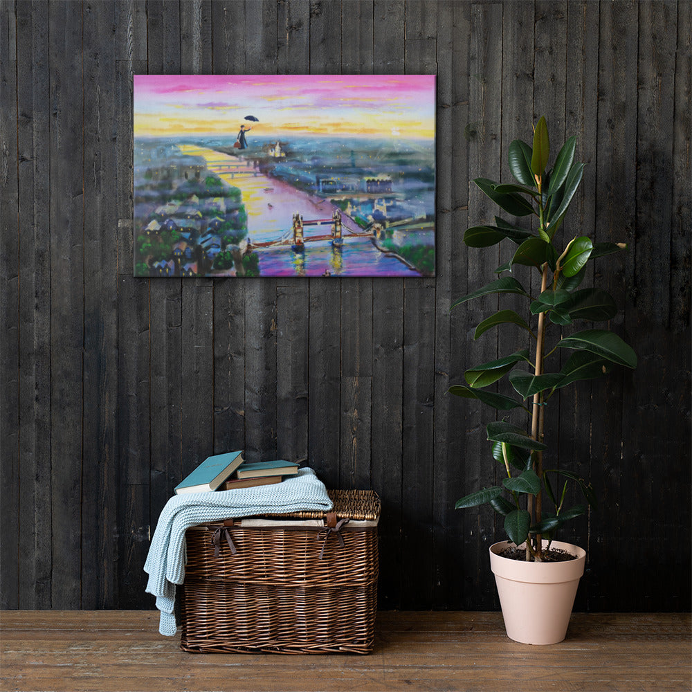 Mary Poppins Canvas print, supersize 36