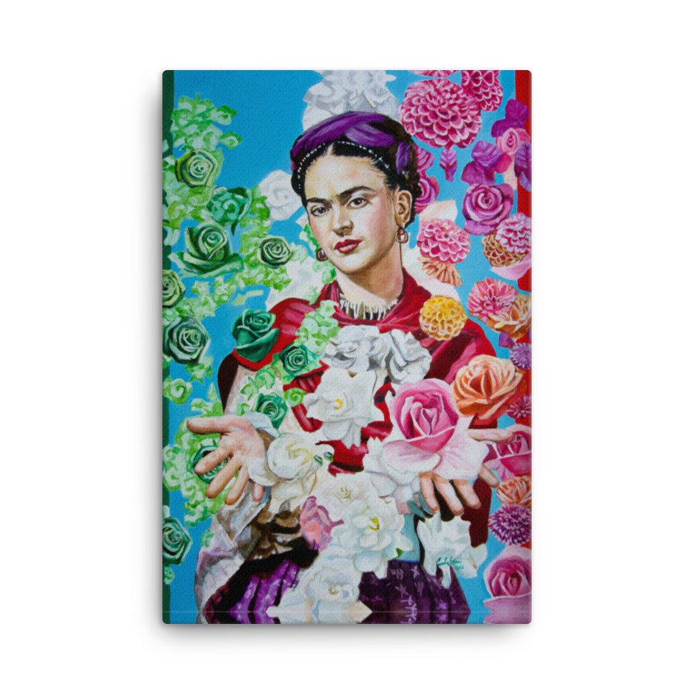 Frida Kahlo painting, canvas print