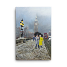 Load image into Gallery viewer, London snow Canvas print
