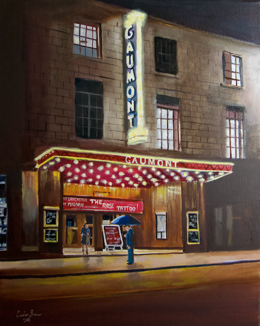 The Gaumont Cinema Aberdeen oil painting