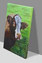 Load image into Gallery viewer, Cow face - original painting
