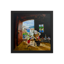 Load image into Gallery viewer, Pinocchio and Geppetto Framed print
