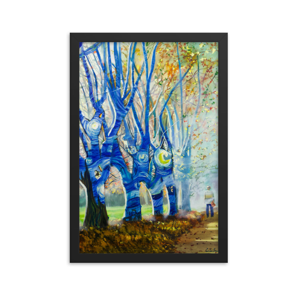 The Travels of Van Gogh framed print
