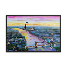 Load image into Gallery viewer, Mary Poppins framed print, Up to the highest height matte paper print
